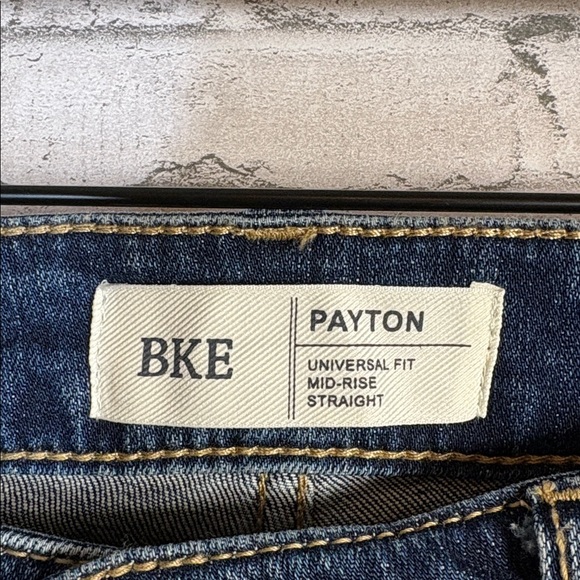 BKE Payton Universal Fit Mid-Rise-Straight Cuffed Jeans size 29x31.5 - Picture 7 of 8